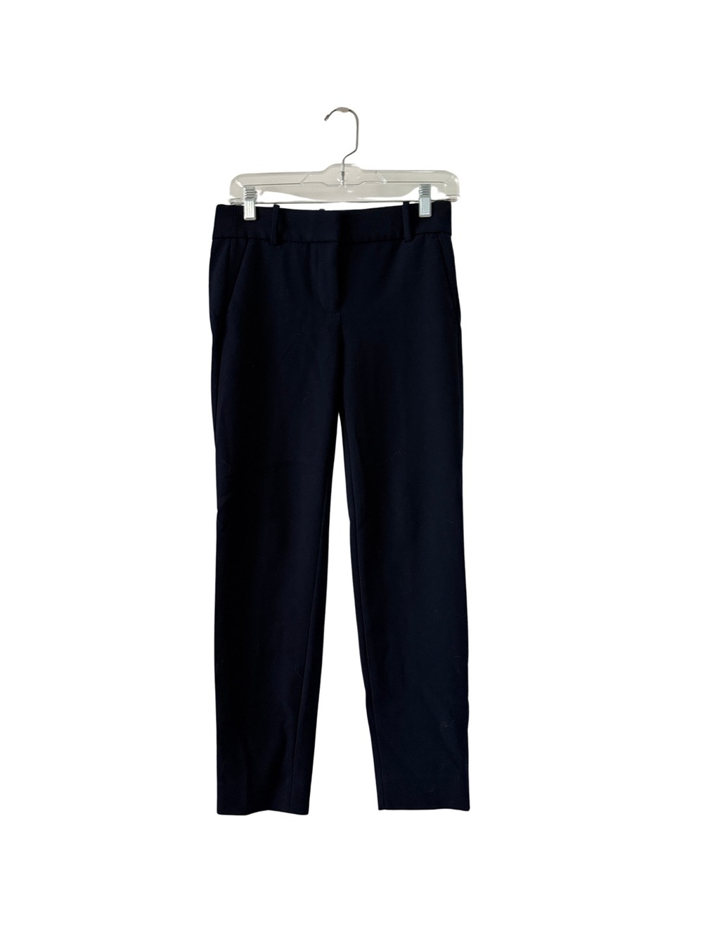 J. Crew Navy Straight-Leg Trousers